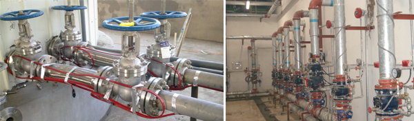 閥門等管道設(shè)備怎么正確預留出多余的電熱帶(圖2)