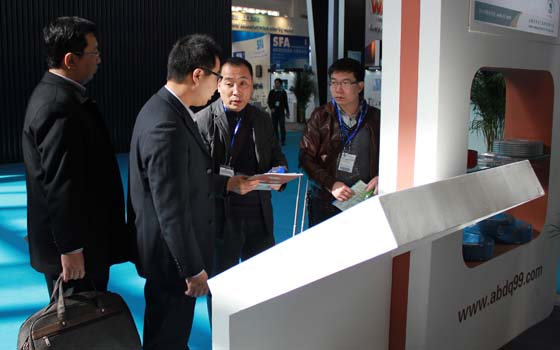 安邦集團參加中國（北京）國際供熱通風空調、衛生潔具及城建設備與技術展會現場(圖5)